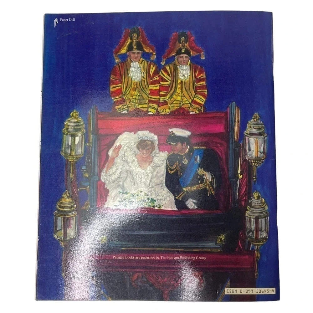 NWT Vintage 1982 The Princess Diana Paper Doll Book Of Fashion